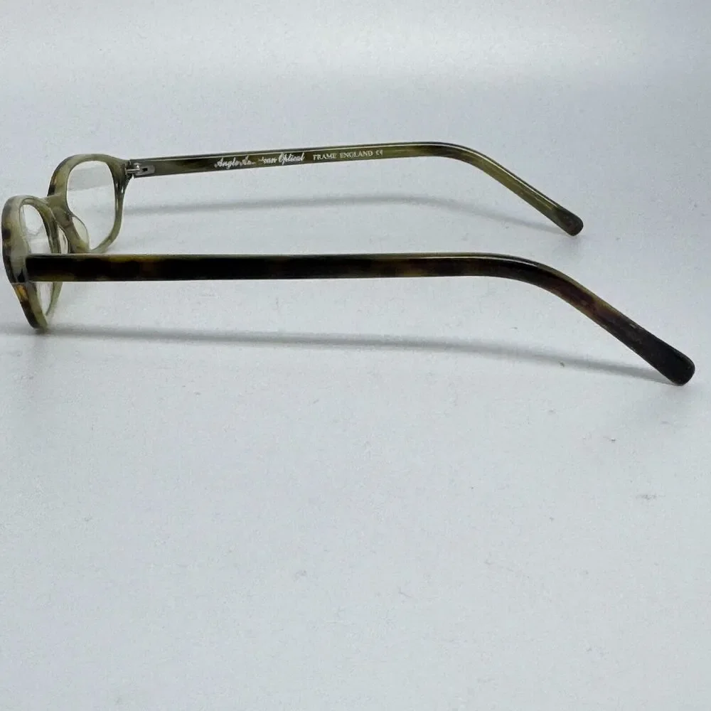 Anglo American Optical Mod 293 Tobu Brown Eyeglasses Frames 49-17 140 H15865‎